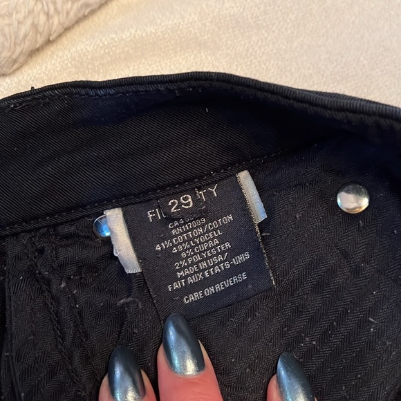 Fidelity Jeans Size 29 black - Picture 4 of 6